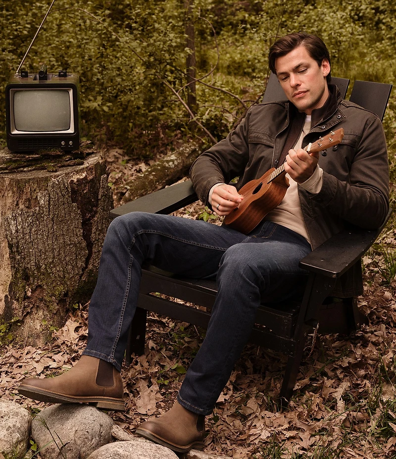 Johnston & Murphy Men's Calder Leather Chelsea Boots