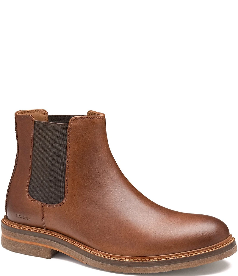 Johnston & Murphy Men's Calder Leather Chelsea Boots
