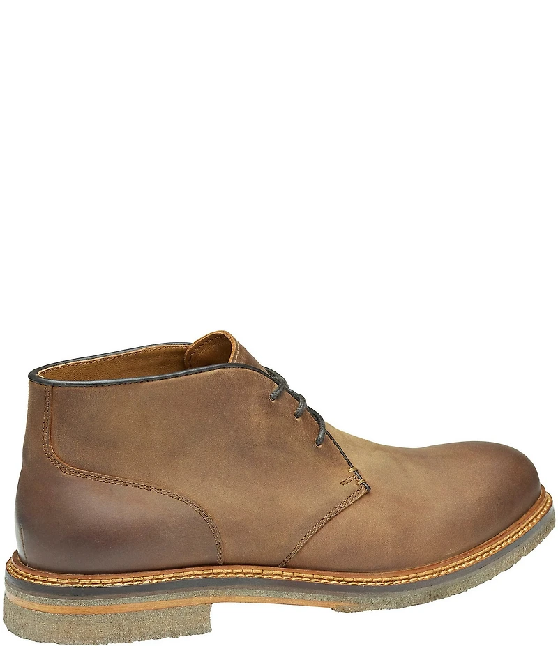 Johnston & Murphy Men's Calder Leather Chukka Lace Up Boots