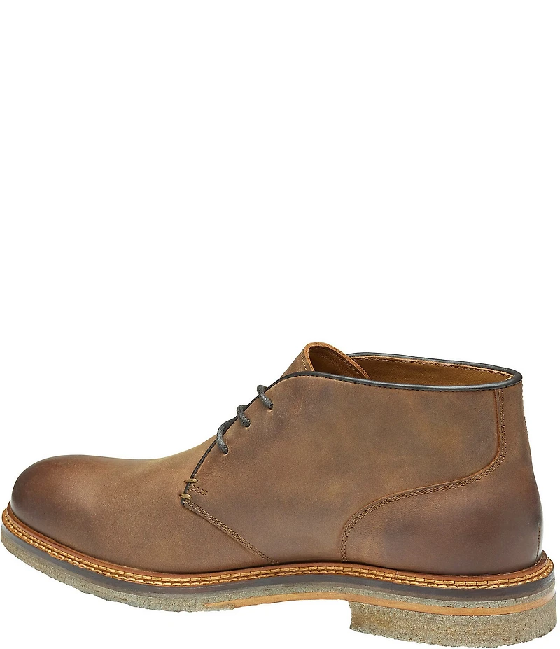 Johnston & Murphy Men's Calder Leather Chukka Lace Up Boots