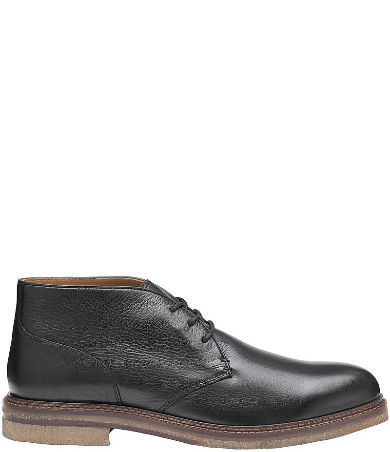 Johnston & Murphy Men's Calder Leather Chukka Lace Up Boots