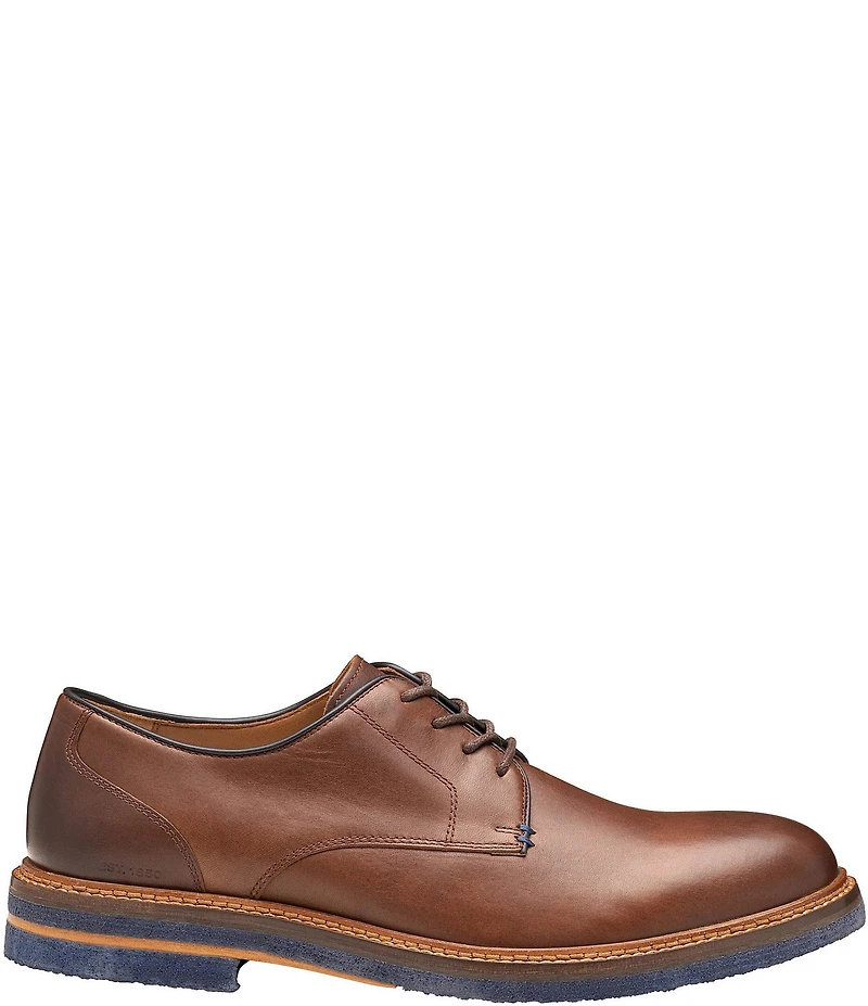 Johnston & Murphy Men's Calder Plain Toe Leather Oxfords