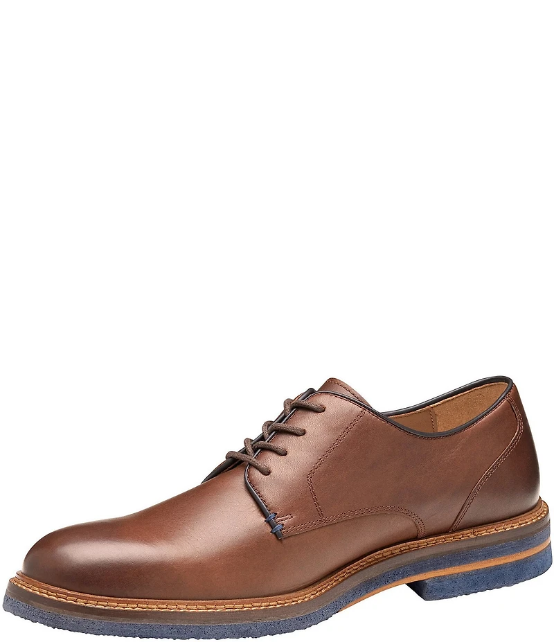 Johnston & Murphy Men's Calder Plain Toe Leather Oxfords