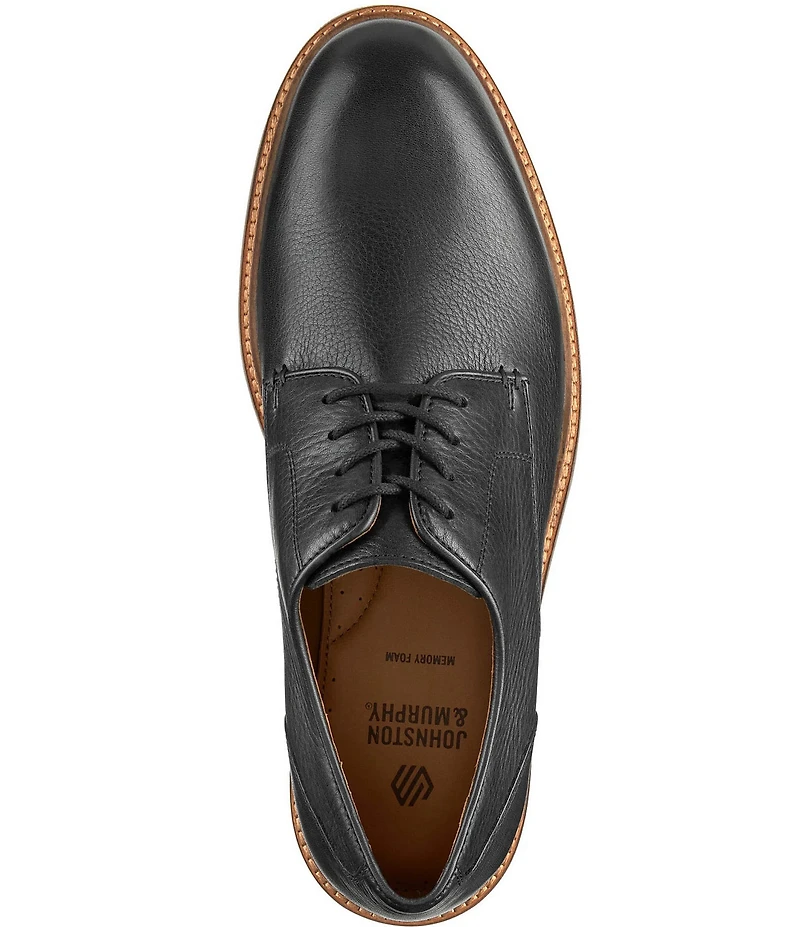 Johnston & Murphy Men's Calder Plain Toe Leather Oxfords