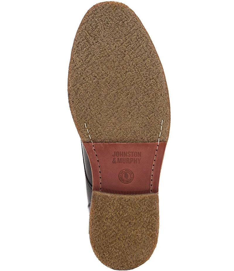 Johnston & Murphy Men's Calder Plain Toe Leather Oxfords