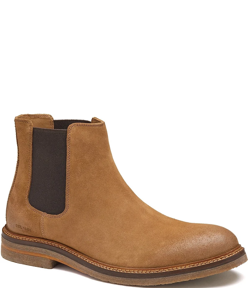 Johnston & Murphy Men's Calder Suede Chelsea Boots