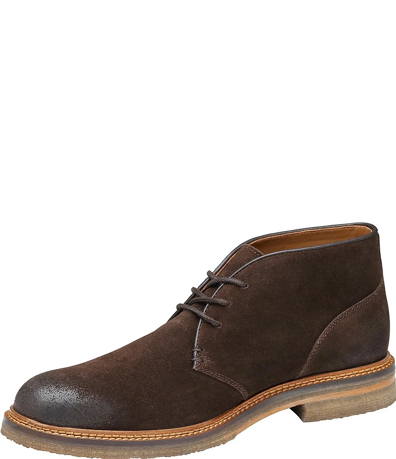 Johnston & Murphy Mens Calder Suede Chukka Boot