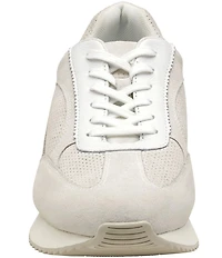 Johnston & Murphy Men's Chase Perforated T-Toe Suede and Leather Sneakers