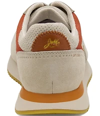 Johnston & Murphy Men's Chase Perforated T-Toe Suede Sneakers