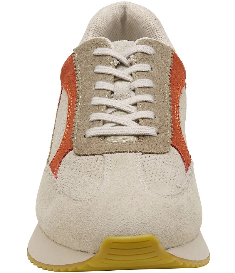Johnston & Murphy Men's Chase Perforated T-Toe Suede Sneakers