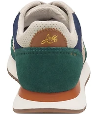 Johnston & Murphy Men's Chase Perforated T-Toe Suede Sneakers