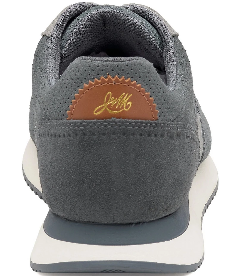 Johnston & Murphy Men's Chase Perforated T-Toe Suede Sneakers