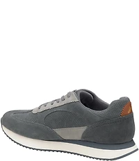 Johnston & Murphy Men's Chase Perforated T-Toe Suede Sneakers