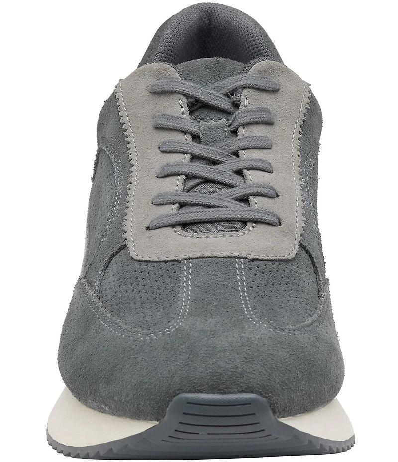 Johnston & Murphy Men's Chase Perforated T-Toe Suede Sneakers