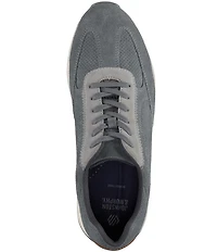 Johnston & Murphy Men's Chase Perforated T-Toe Suede Sneakers