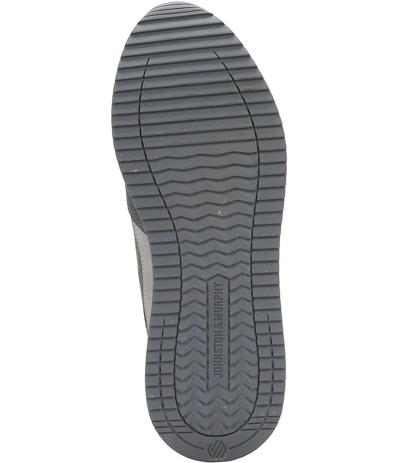 Johnston & Murphy Men's Chase Perforated T-Toe Suede Sneakers