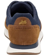 Johnston & Murphy Men's Chase Perforated T-Toe Suede Sneakers