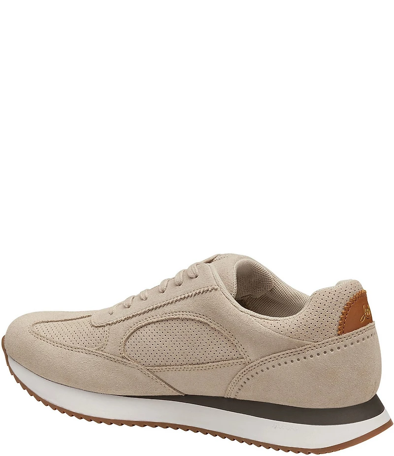 Johnston & Murphy Men's Chase Perforated Suede T-Toe Sneakers