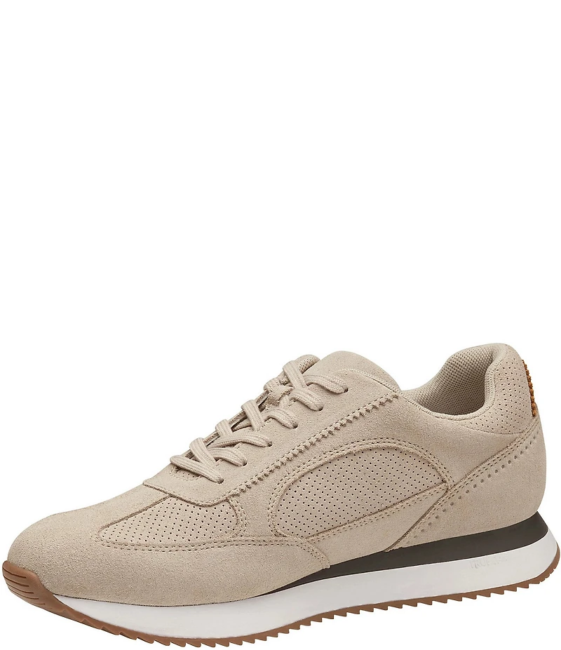 Johnston & Murphy Men's Chase Perforated Suede T-Toe Sneakers