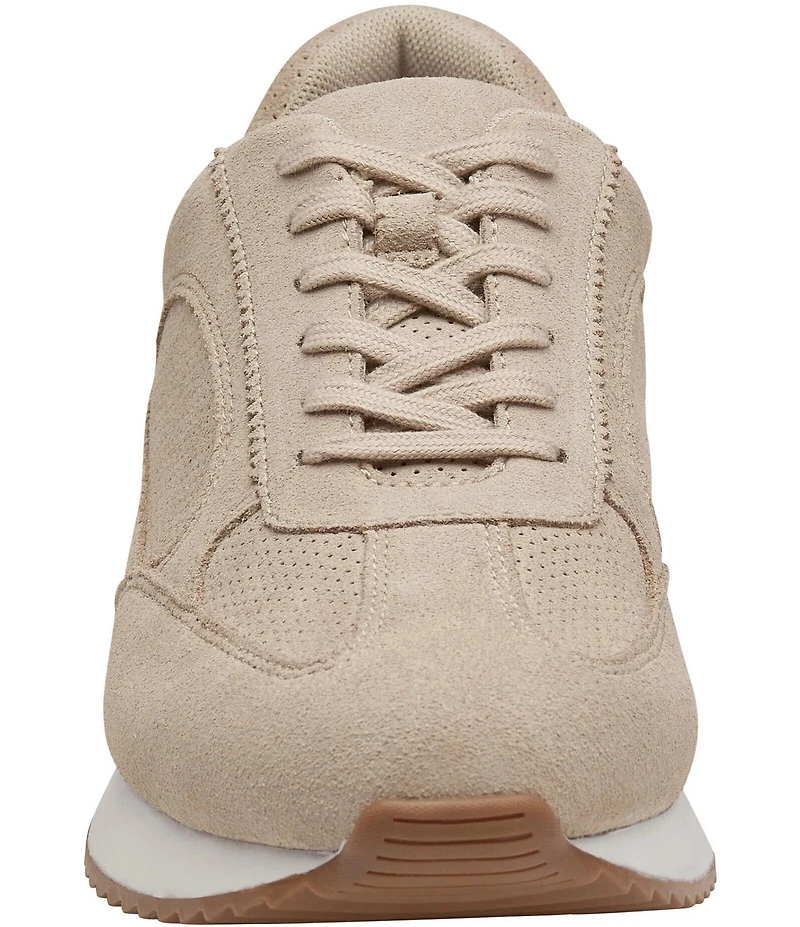 Johnston & Murphy Men's Chase Perforated Suede T-Toe Sneakers