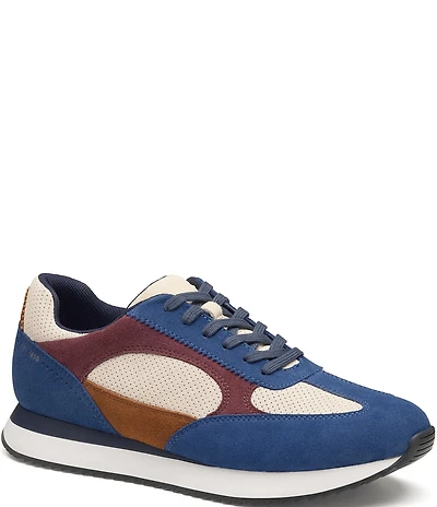 Johnston & Murphy Men's Chase Perforated Suede T-Toe Sneakers