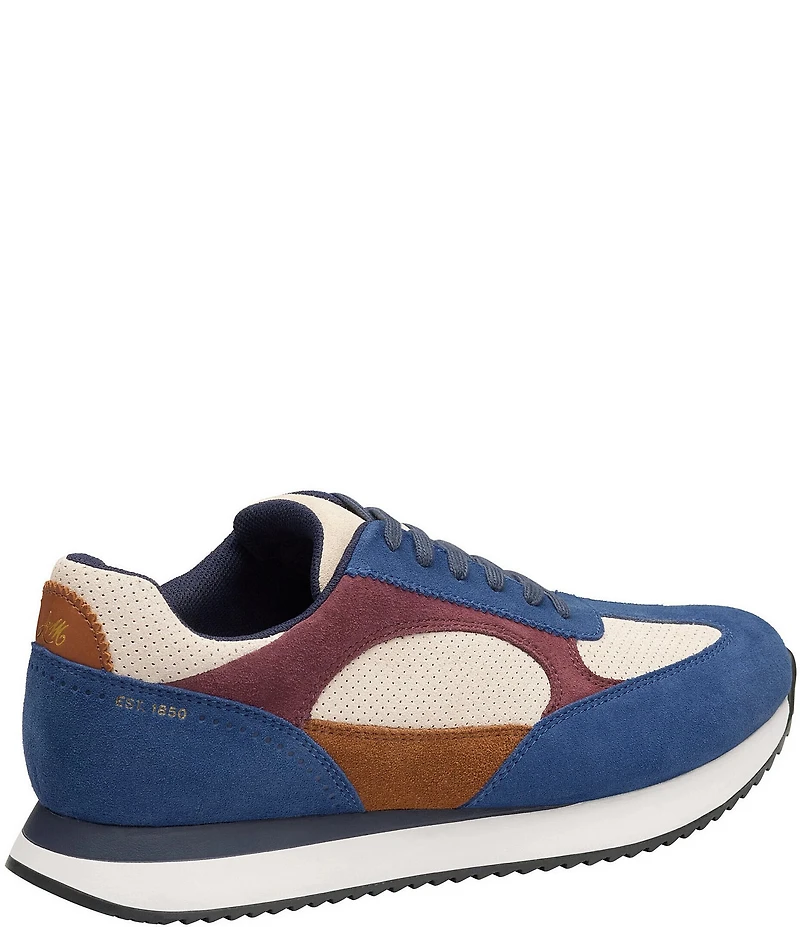 Johnston & Murphy Men's Chase Perforated Suede T-Toe Sneakers