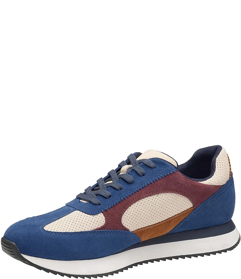 Johnston & Murphy Men's Chase Perforated Suede T-Toe Sneakers