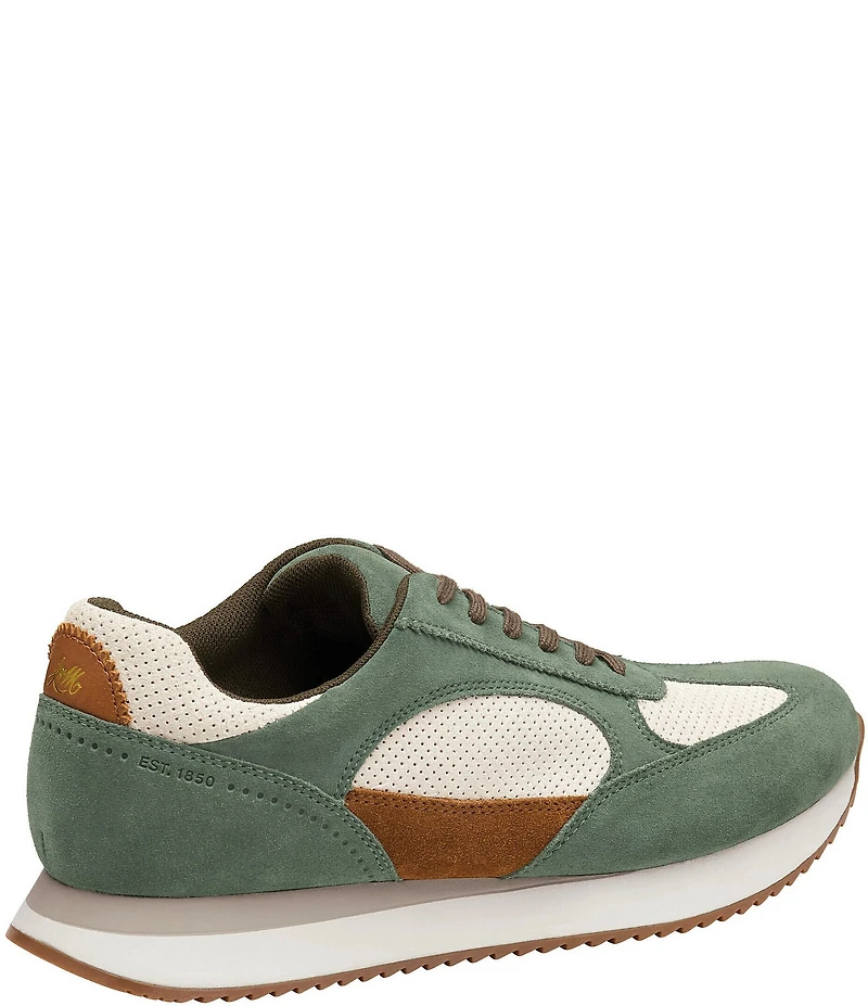 Johnston & Murphy Men's Chase Perforated Suede T-Toe Sneakers