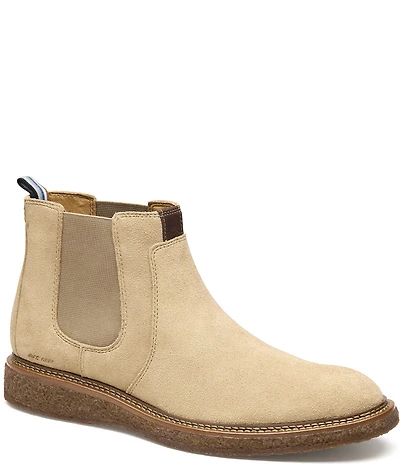 Johnston & Murphy Men's Clint Suede Slip On Chelsea Boot