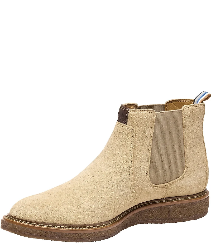 Johnston & Murphy Men's Clint Suede Slip On Chelsea Boot