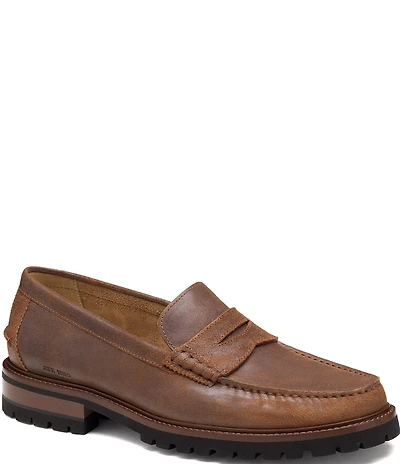 Johnston & Murphy Men's Collier Leather Penny Loafers