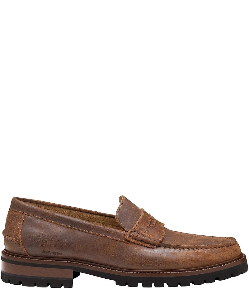 Johnston & Murphy Men's Collier Leather Penny Loafers