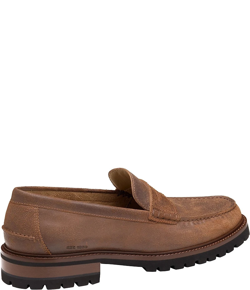 Johnston & Murphy Men's Collier Leather Penny Loafers