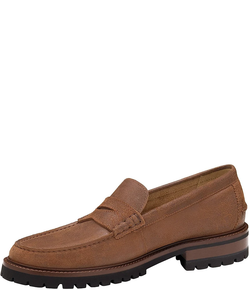 Johnston & Murphy Men's Collier Leather Penny Loafers