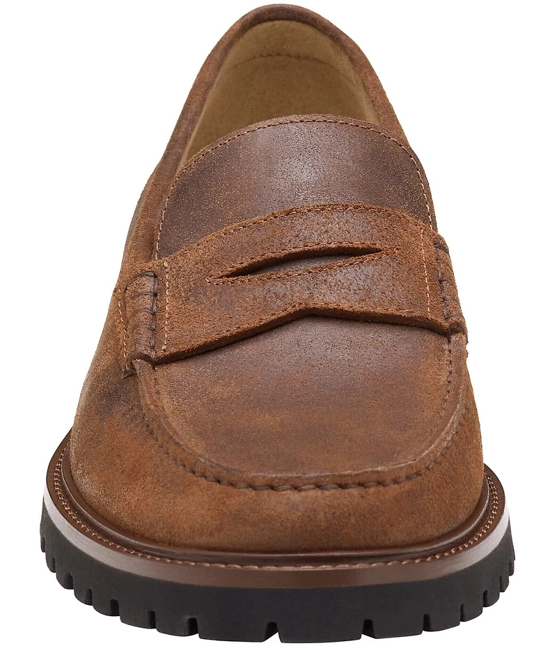 Johnston & Murphy Men's Collier Leather Penny Loafers
