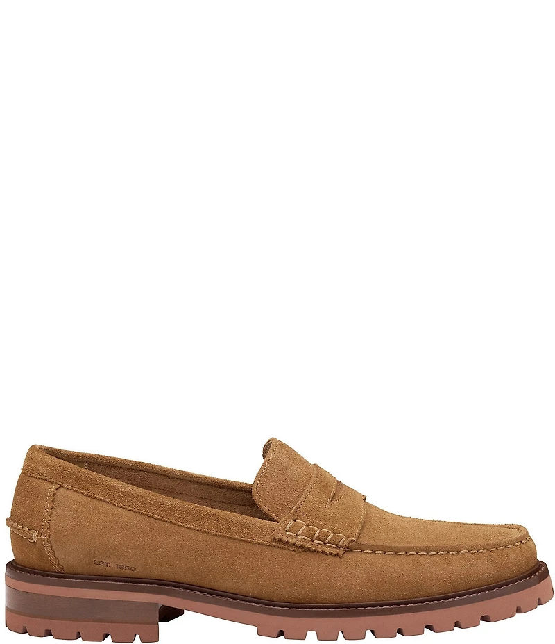 Johnston & Murphy Men's Collier Suede Penny Loafers