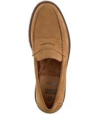 Johnston & Murphy Men's Collier Suede Penny Loafers