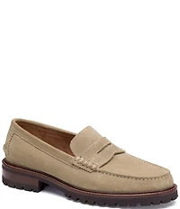 Johnston & Murphy Men's Collier Suede Penny Loafers