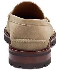 Johnston & Murphy Men's Collier Suede Penny Loafers