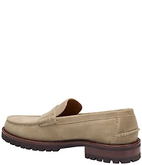 Johnston & Murphy Men's Collier Suede Penny Loafers