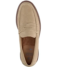 Johnston & Murphy Men's Collier Suede Penny Loafers