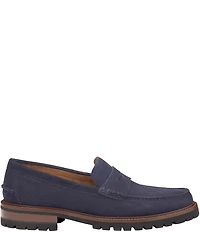 Johnston & Murphy Men's Collier Suede Penny Loafers