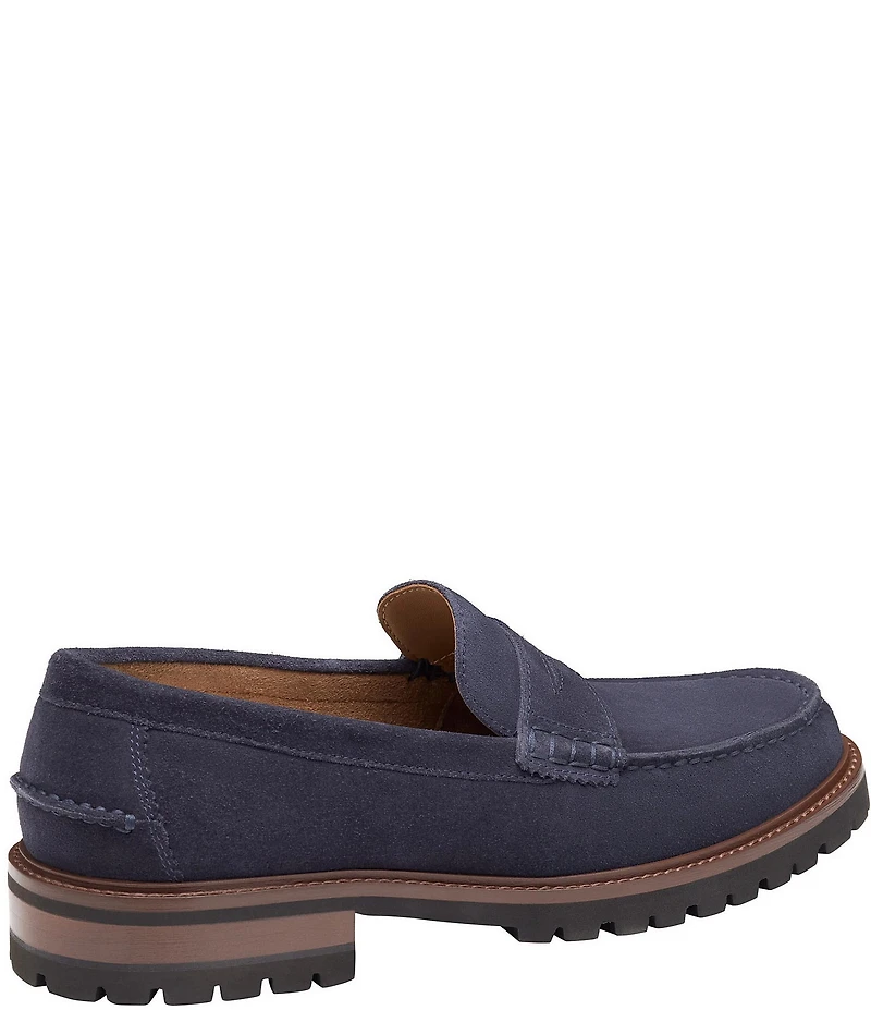 Johnston & Murphy Men's Collier Suede Penny Loafers