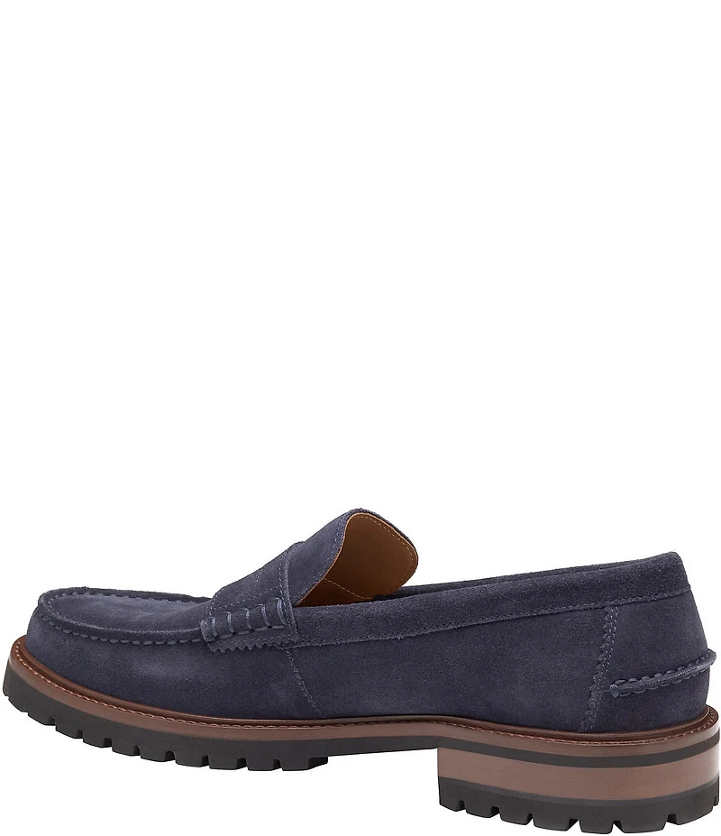 Johnston & Murphy Men's Collier Suede Penny Loafers