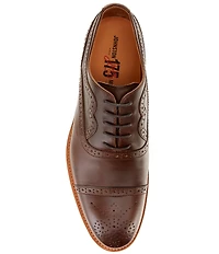 Johnston & Murphy Men's Conard 175th Anniversary Cap Toe Brogue Detail Oxfords