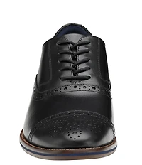 Johnston & Murphy Men's Conard Leather 2.0 Cap Toe Brogue Detail Oxfords
