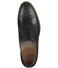 Johnston & Murphy Men's Conard Leather 2.0 Cap Toe Brogue Detail Oxfords