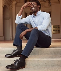 Johnston & Murphy Men's Conard Leather 2.0 Cap Toe Brogue Detail Oxfords