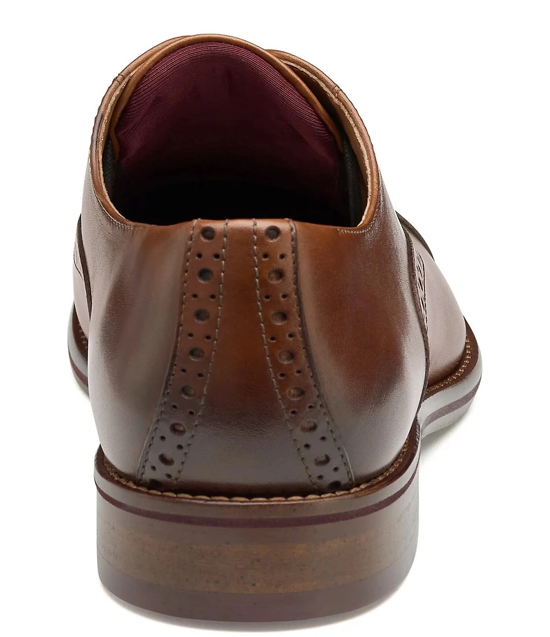 Johnston & Murphy Men's Conard Leather 2.0 Cap Toe Brogue Detail Oxfords