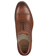 Johnston & Murphy Men's Conard Leather 2.0 Cap Toe Brogue Detail Oxfords